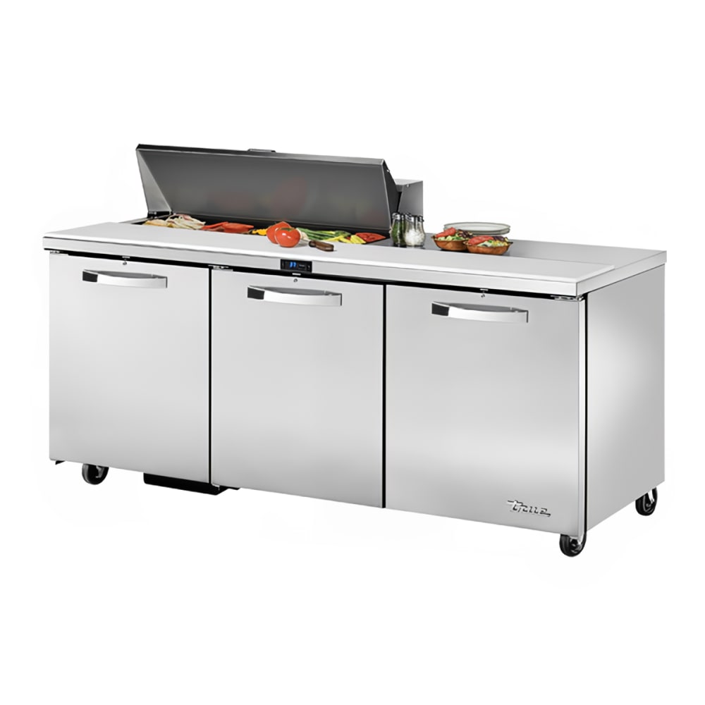 598-TSSU7210ADAHC3 72" Spec Series® Sandwich/Salad Prep Table w/ Refrigerated Base, 115v