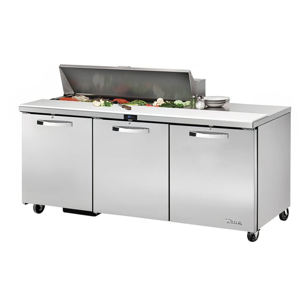 598-TSSU7212ADAHC3 72" Spec Series® Sandwich/Salad Prep Table w/ Refrigerated Base, 115v