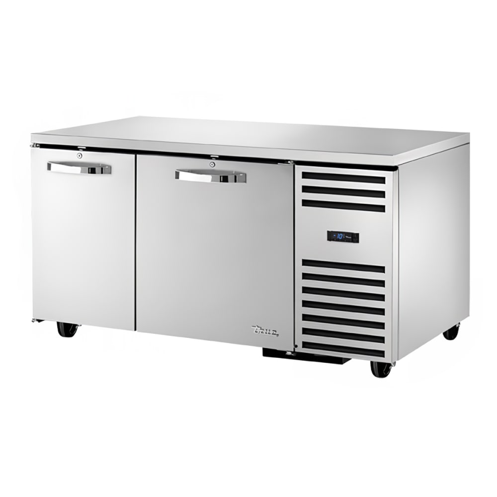 598-TUC6032FHD 60" W Undercounter Freezer w/ (2) Sections & (2) Doors, 115v