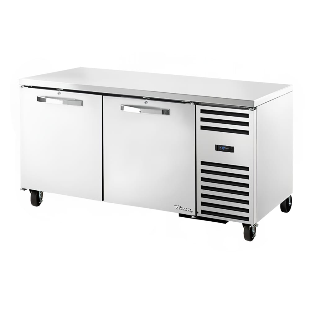 598-TUC67FHD 67" W Undercounter Freezer w/ (2) Sections & (2) Doors, 115v