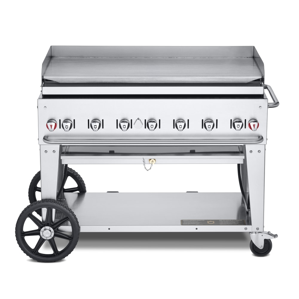 Crown Verity CV-MG-48NG 46" Mobile Gas Commercial Outdoor Griddle, Natural Gas