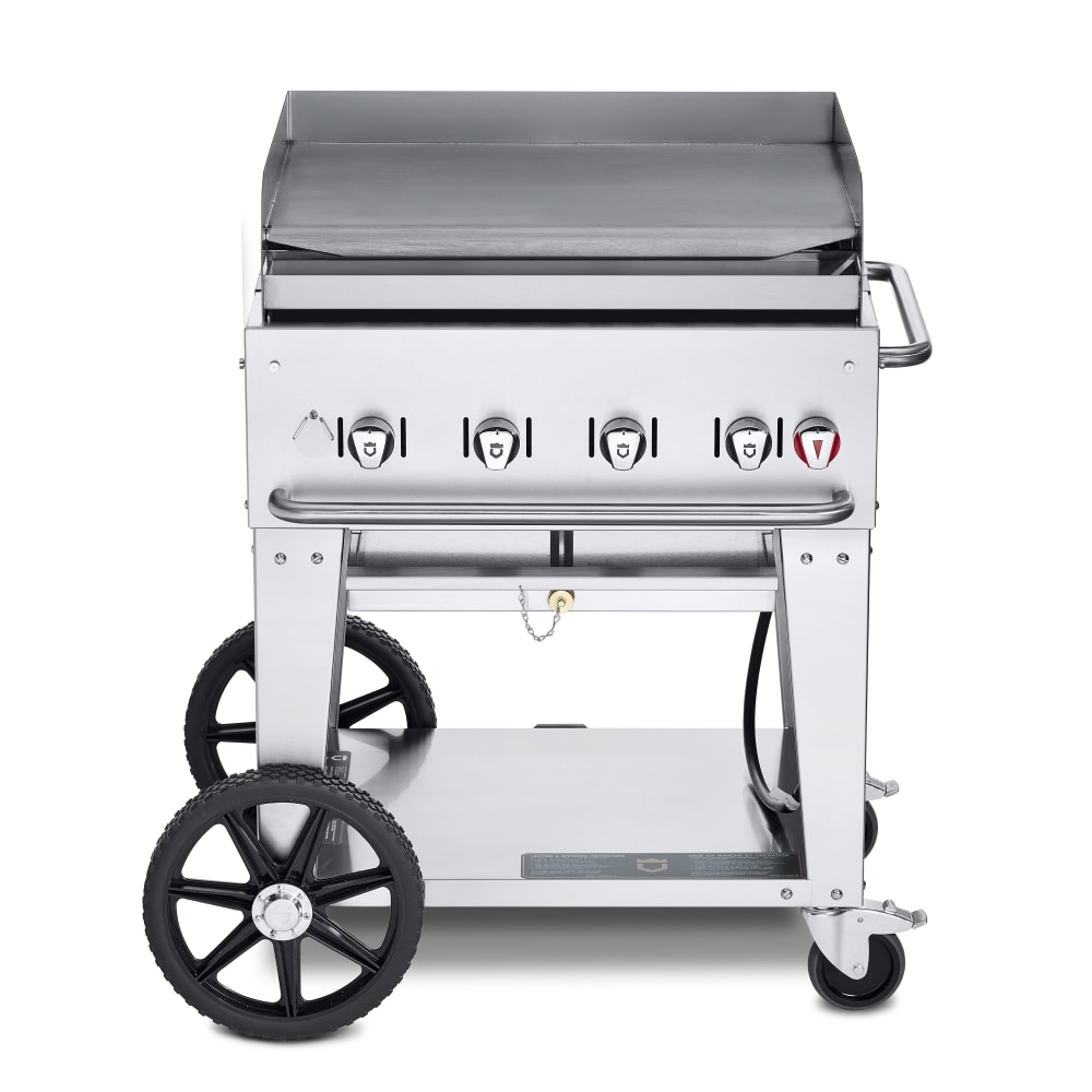 828-MG30LP 28" Mobile Gas Commercial Outdoor Griddle, Liquid Propane