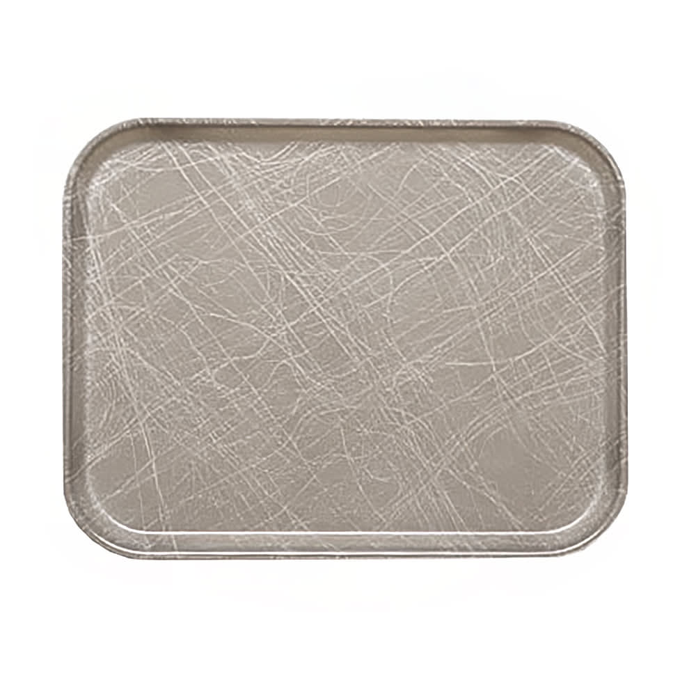 144-1216215 Fiberglass Camtray® Cafeteria Tray - 16 3/10" L x 12"W, Abstract Gray