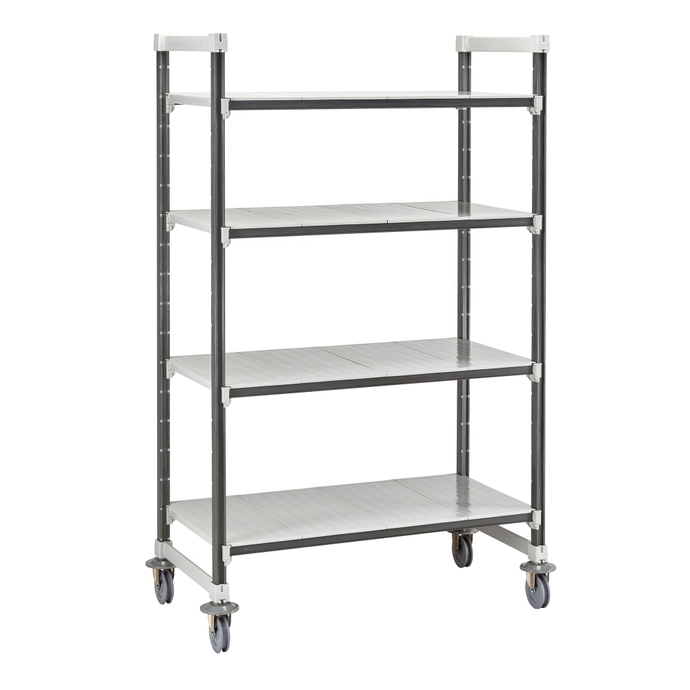 144-EXHD246070S4480 60" NSF 4-Tier Heavy-Duty Plastic Shelving Unit - Camshelving® Elements...