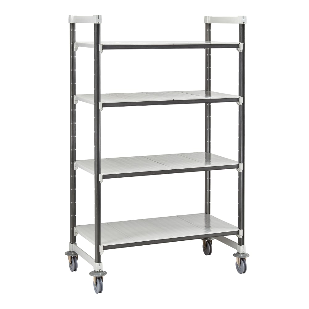 144-EXHD184270S4480 42" NSF 4-Tier Heavy-Duty Plastic Shelving Unit - Camshelving® Elements...
