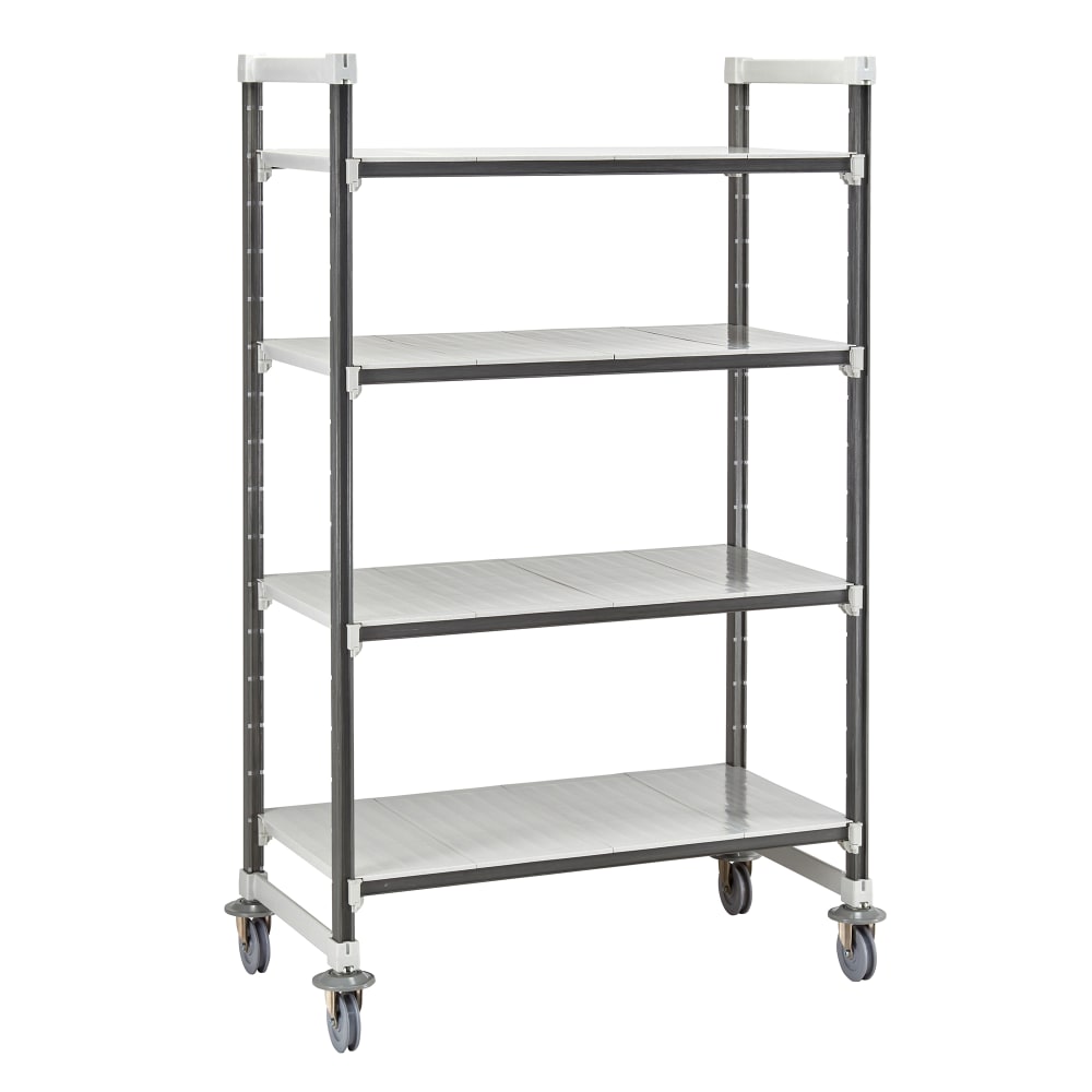 144-EXHD216070S4480 60" NSF 4-Tier Heavy-Duty Plastic Shelving Unit - Camshelving® Elements...