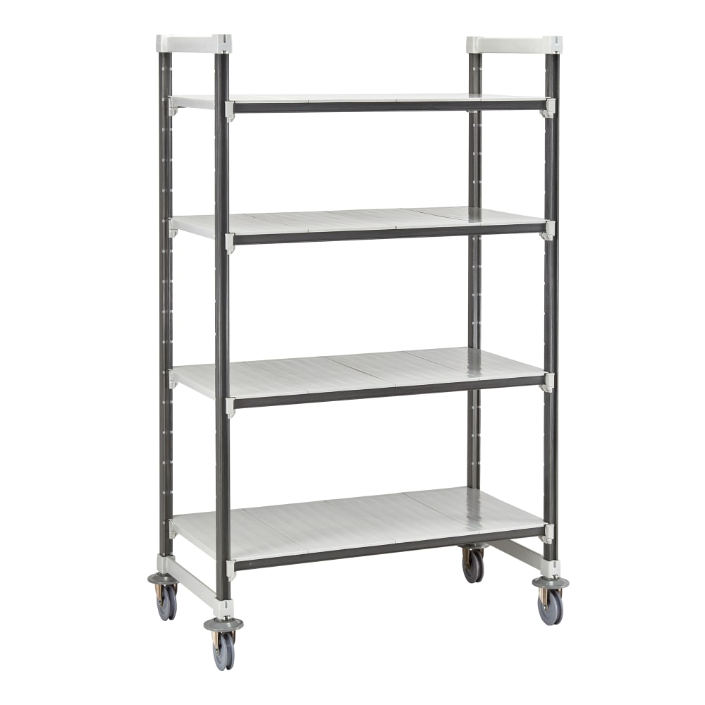 144-EXHD244870S4480 48" NSF 4-Tier Heavy-Duty Plastic Shelving Unit - Camshelving® Elements...