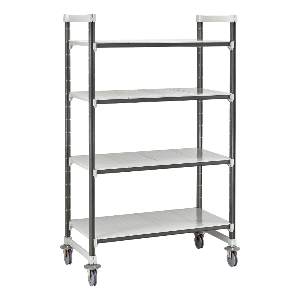 144-EXHD213670S4480 36" NSF 4-Tier Heavy-Duty Plastic Shelving Unit - Camshelving® Elements...