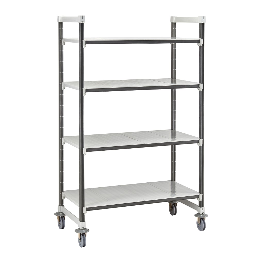 144-EXHD214870S4480 48" NSF 4-Tier Heavy-Duty Plastic Shelving Unit - Camshelving® Elements...