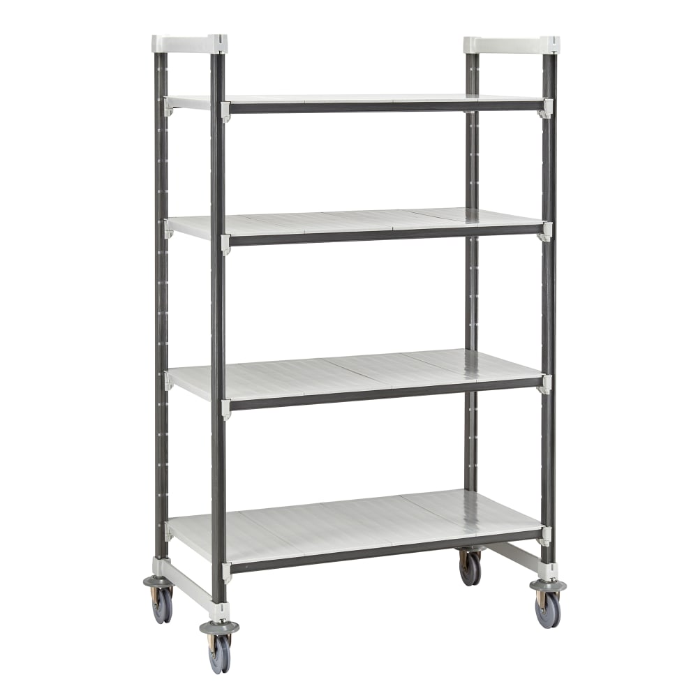 144-EXHD243670S4480 36" NSF 4-Tier Heavy-Duty Plastic Shelving Unit - Camshelving® Elements...