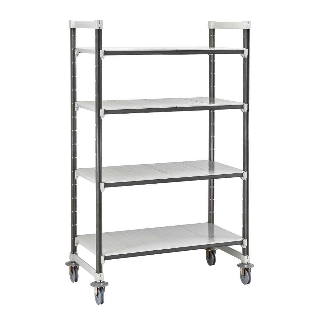 144-EXHD245470S4480 54" NSF 4-Tier Heavy-Duty Plastic Shelving Unit - Camshelving® Elements...