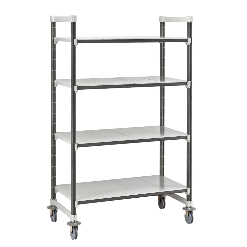 144-EXHD215470S4480 54" NSF 4-Tier Heavy-Duty Plastic Shelving Unit - Camshelving® Elements...