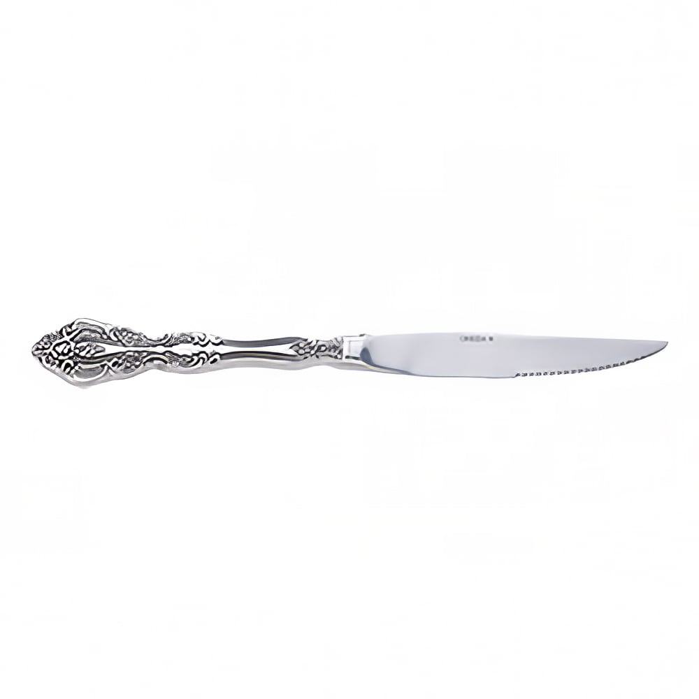 324-2765KSHF 9" Steak Knife with 18/10 Stainless Grade, Michelangelo Pattern