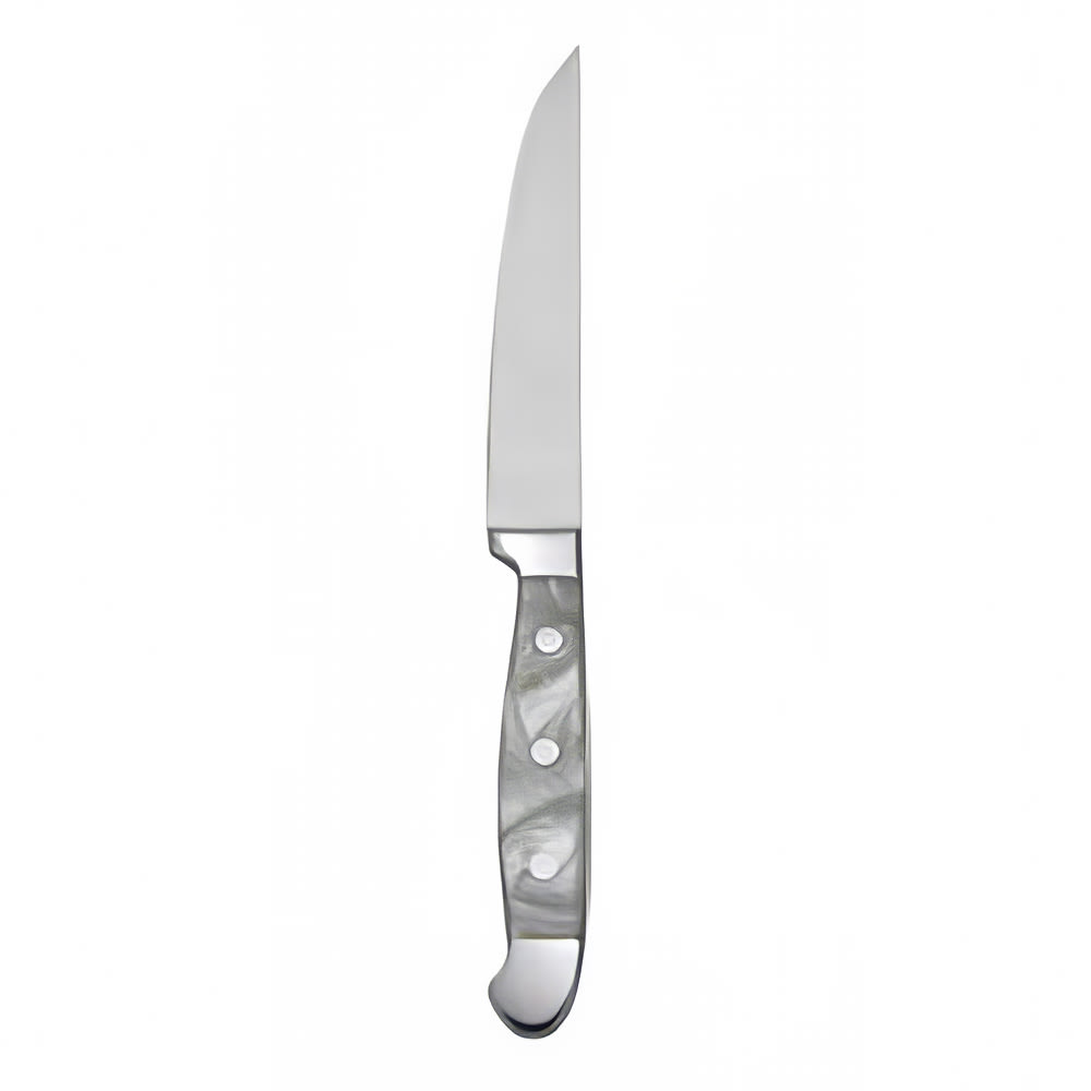 Oneida B907KSSA 9 1/4" Steak Knife - Stainless Steel, Crest Pearl Pattern