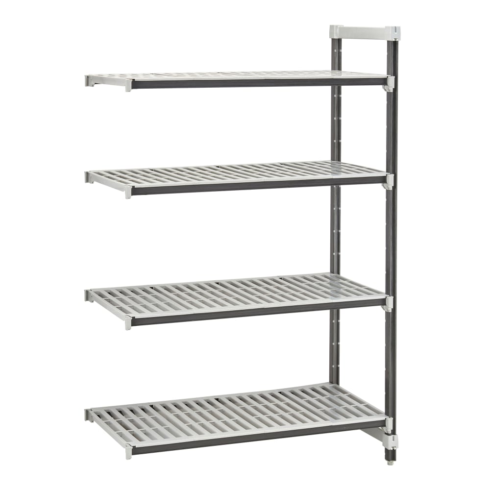 144-EXA187272V4480 Camshelving Elements XTRA Add-On Vented Shelving Unit - 4 Shelves, 72"L x...