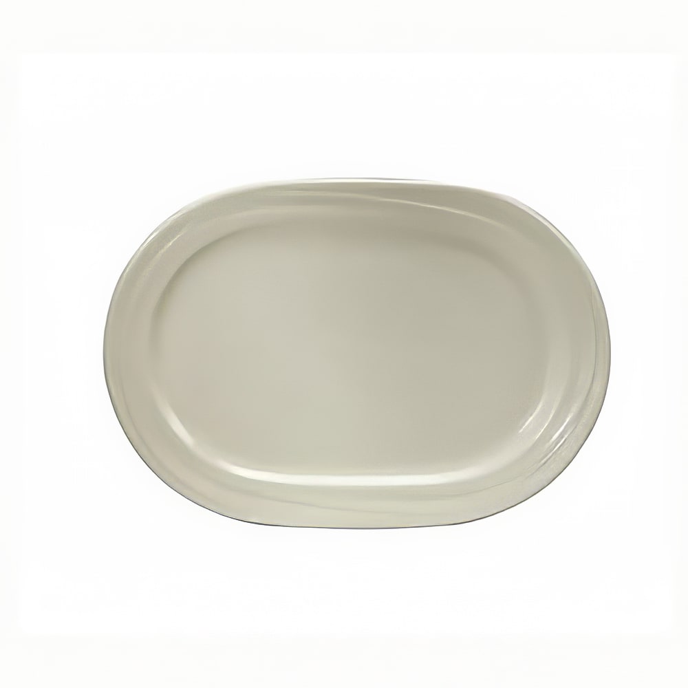 324-F1040000361 Oval Espree Serving Platter - 11 3/4" x 8 1/2", China, Cream White