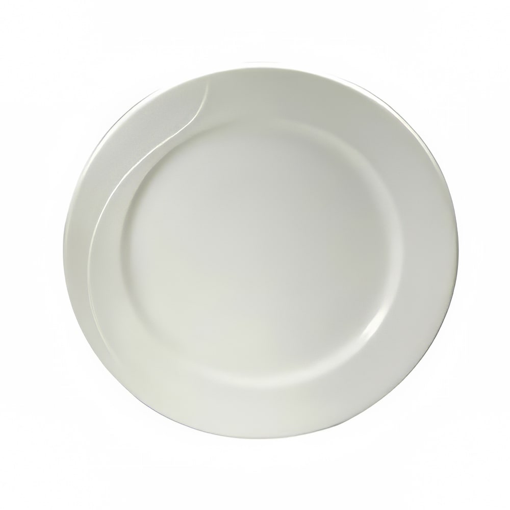 Oneida F1100000157 11 1/4" Round Eclipse Plate - Bone China, White