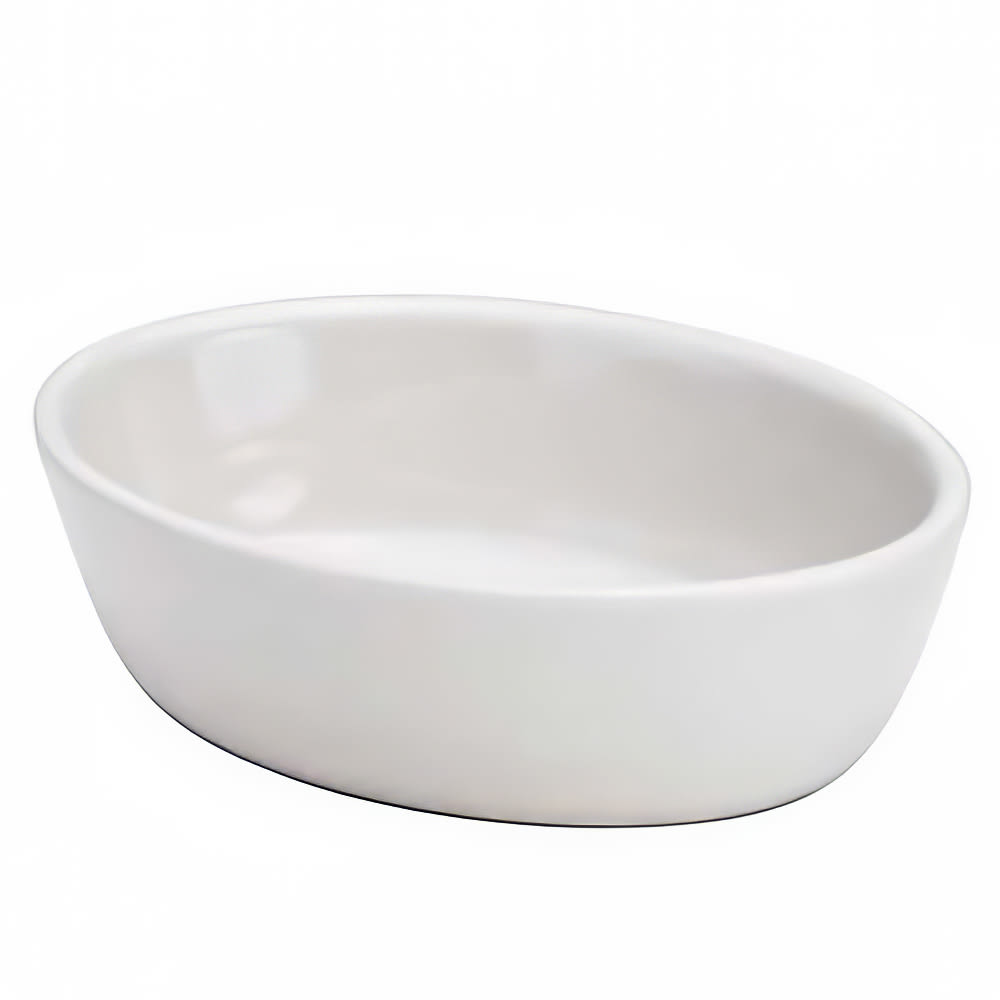 Oneida F1400000634 20 oz. Tundra Bakers Dish - Porcelain, Bone White