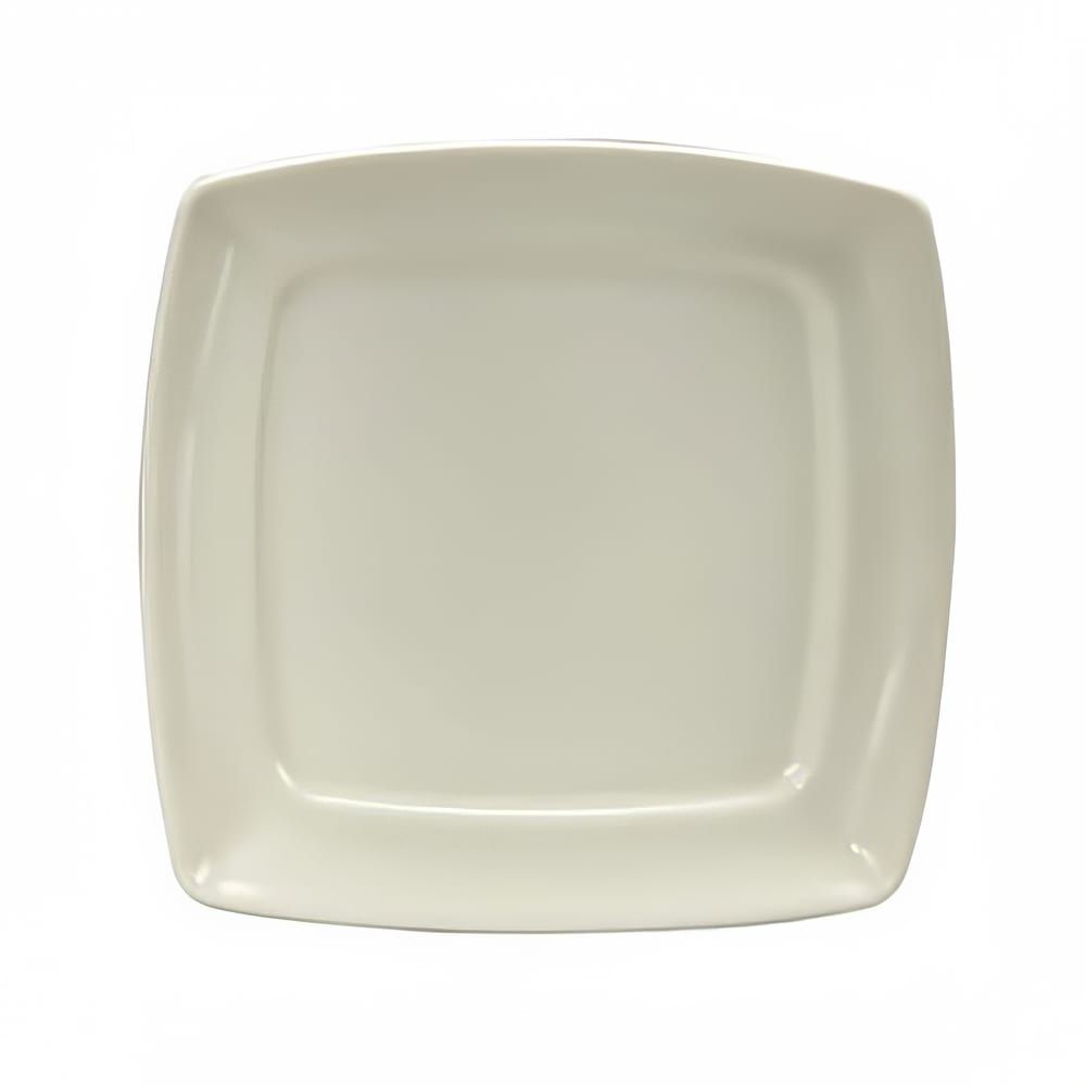 324-F1990000155 11" Square Stealth Plate - China, Cream White