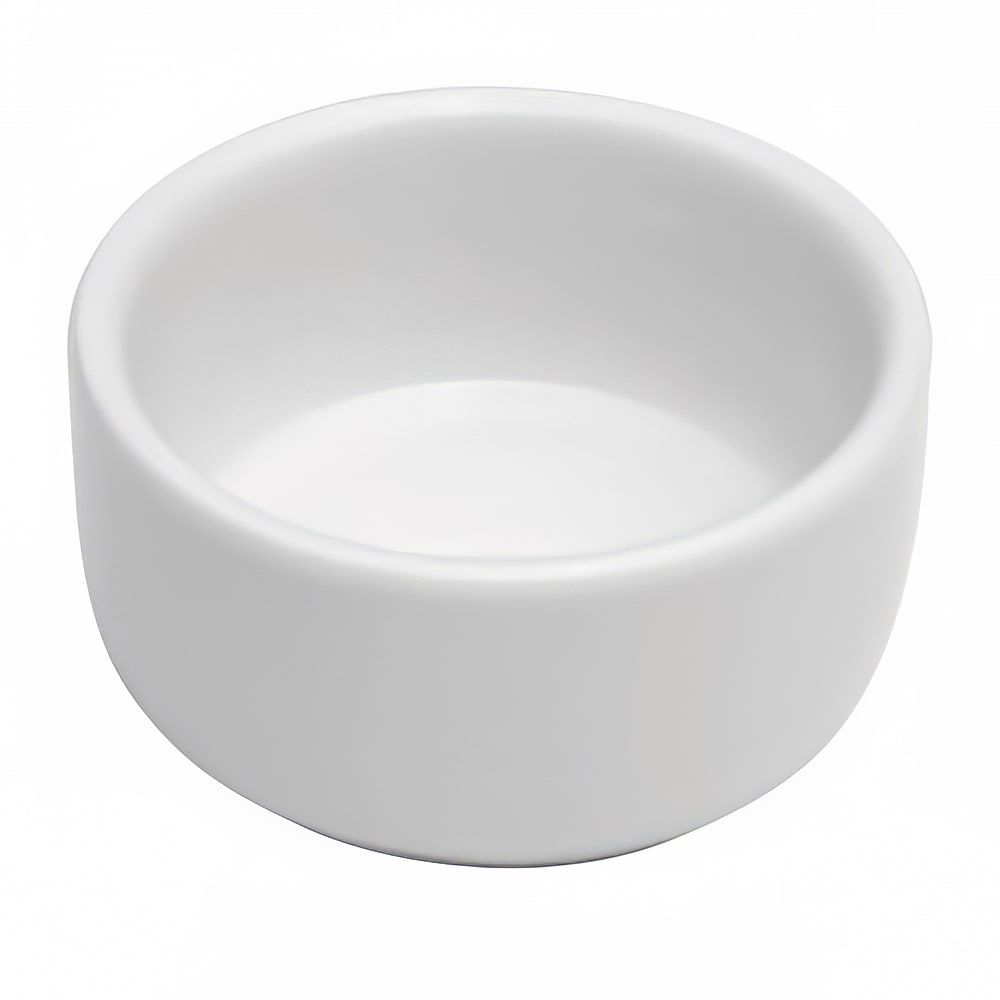 324-F8000000614 2 3/4 oz Round Buffalo Ramekin - Porcelain, Bright White