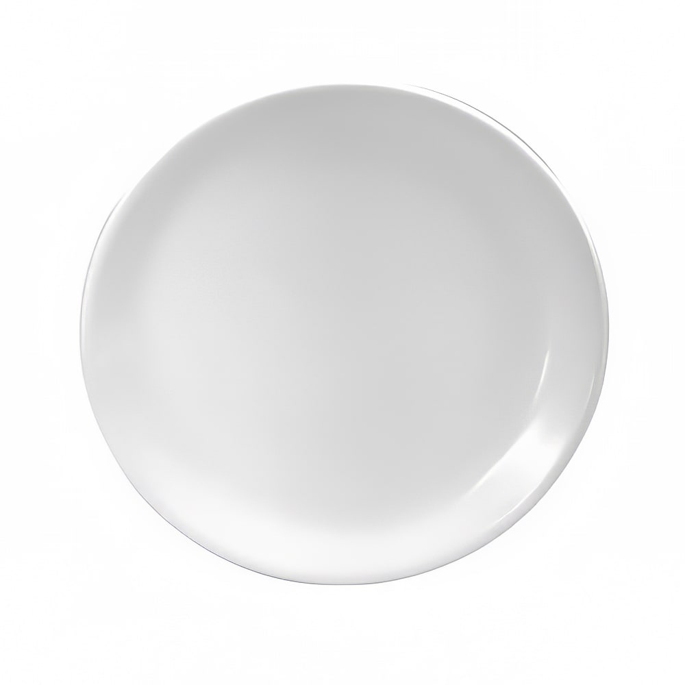 Oneida F8000000146C 9 7/8" Round Buffalo Plate - Porcelain, Bright White