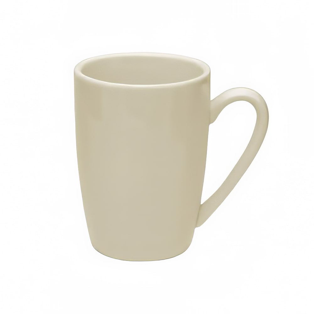 324-F9000000563 12 oz Buffalo Euro Mug - Porcelain, Cream White