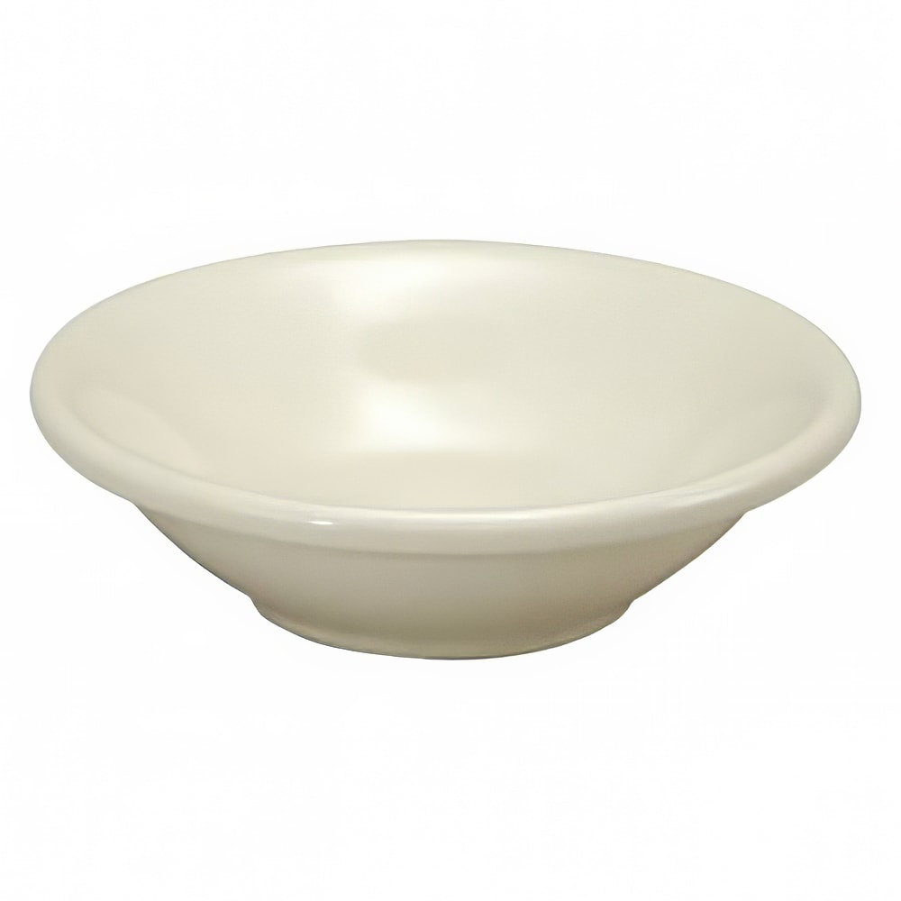 324-F9010000710 3 3/4 oz Round Buffalo Fruit Bowl - Porcelain, Cream White