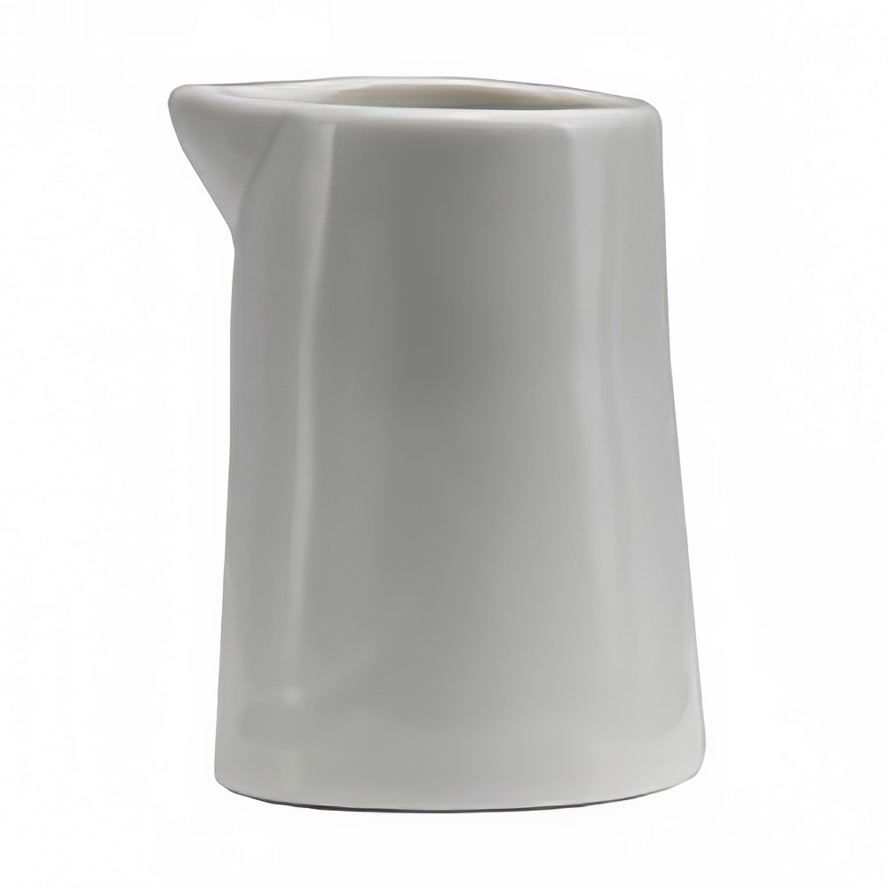 Oneida F9000000805 5 oz Buffalo White Ware Creamer - Glazed Porcelain, Cream White