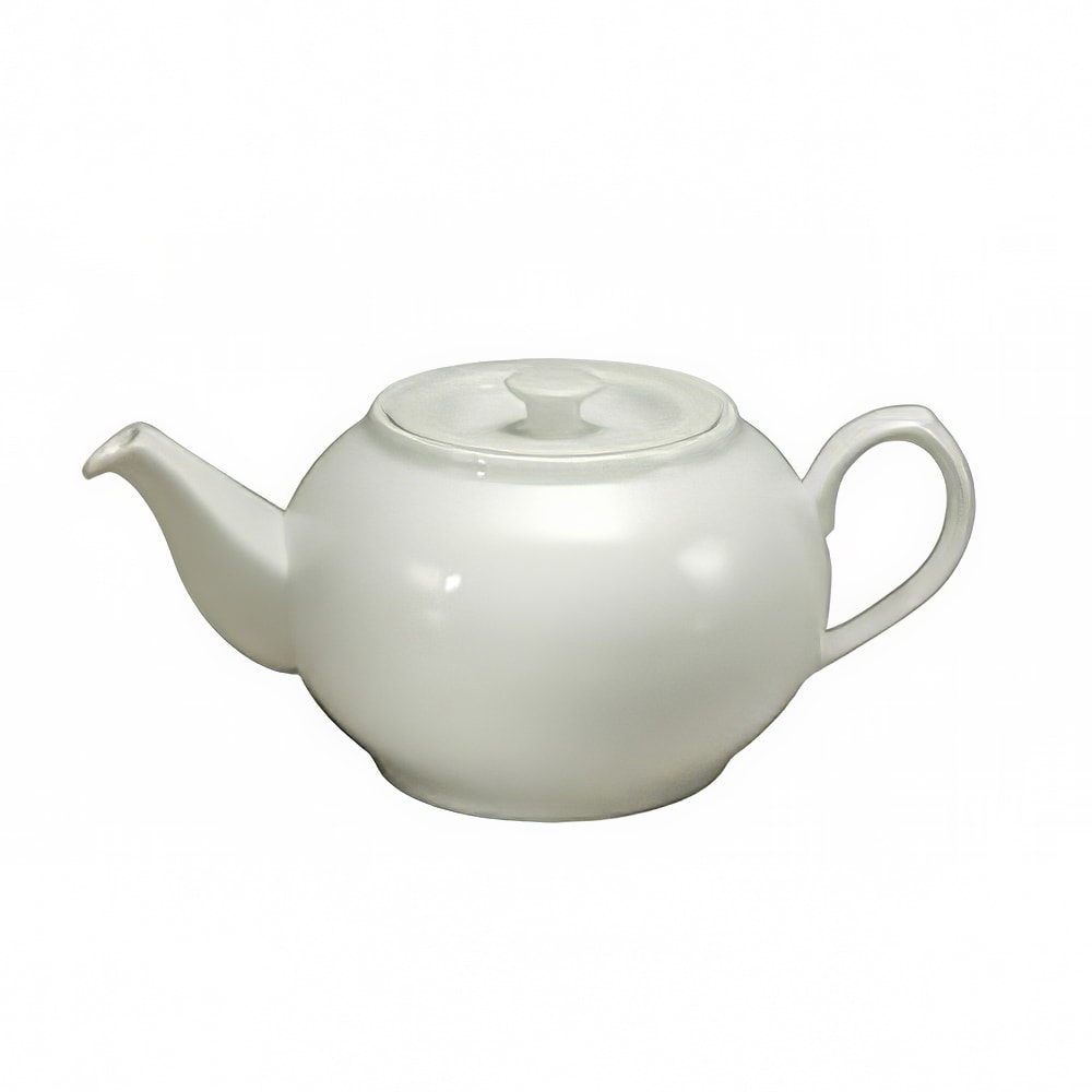 Oneida R4020000862 21 oz Fusion Teapot - Porcelain, Bright White