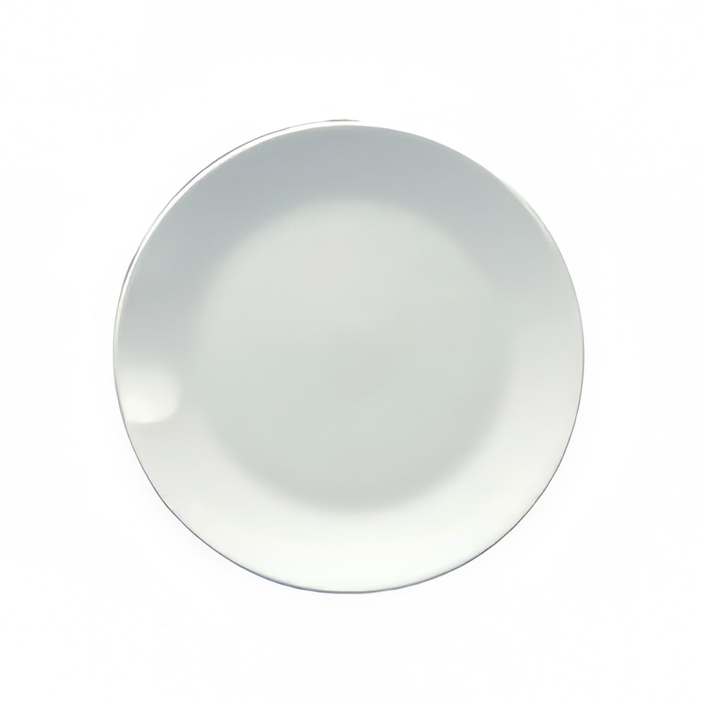 324-R4020000127 7 1/2" Round Fusion Plate - Porcelain, Bright White