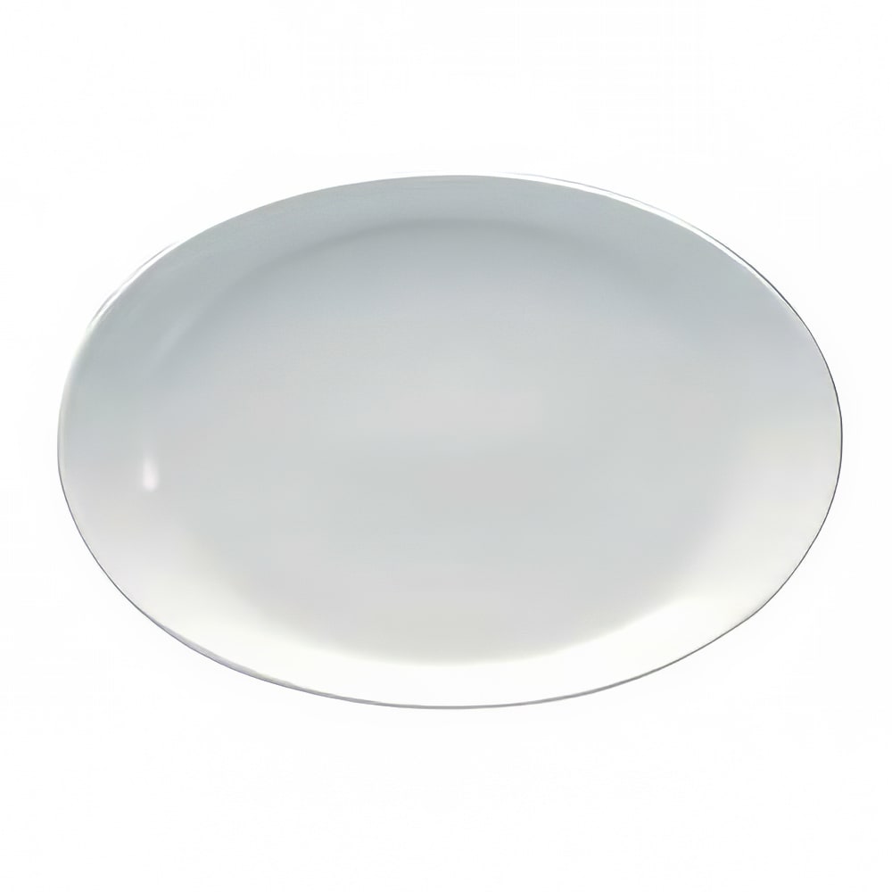 324-R4220000355 11" x 7 1/2" Oval Royale Platter - Porcelain, Bright White