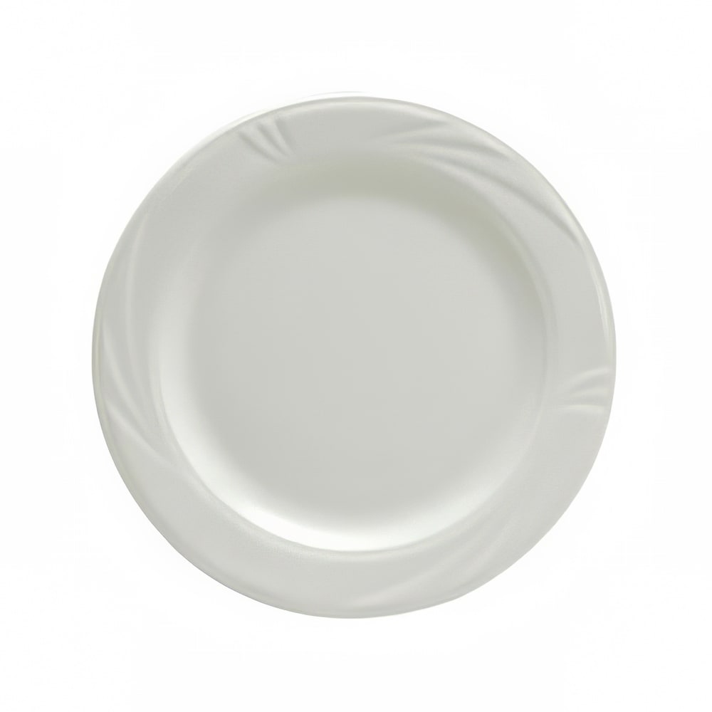Oneida R4510000163 12" Round Arcadia Plate - Porcelain, Bright White