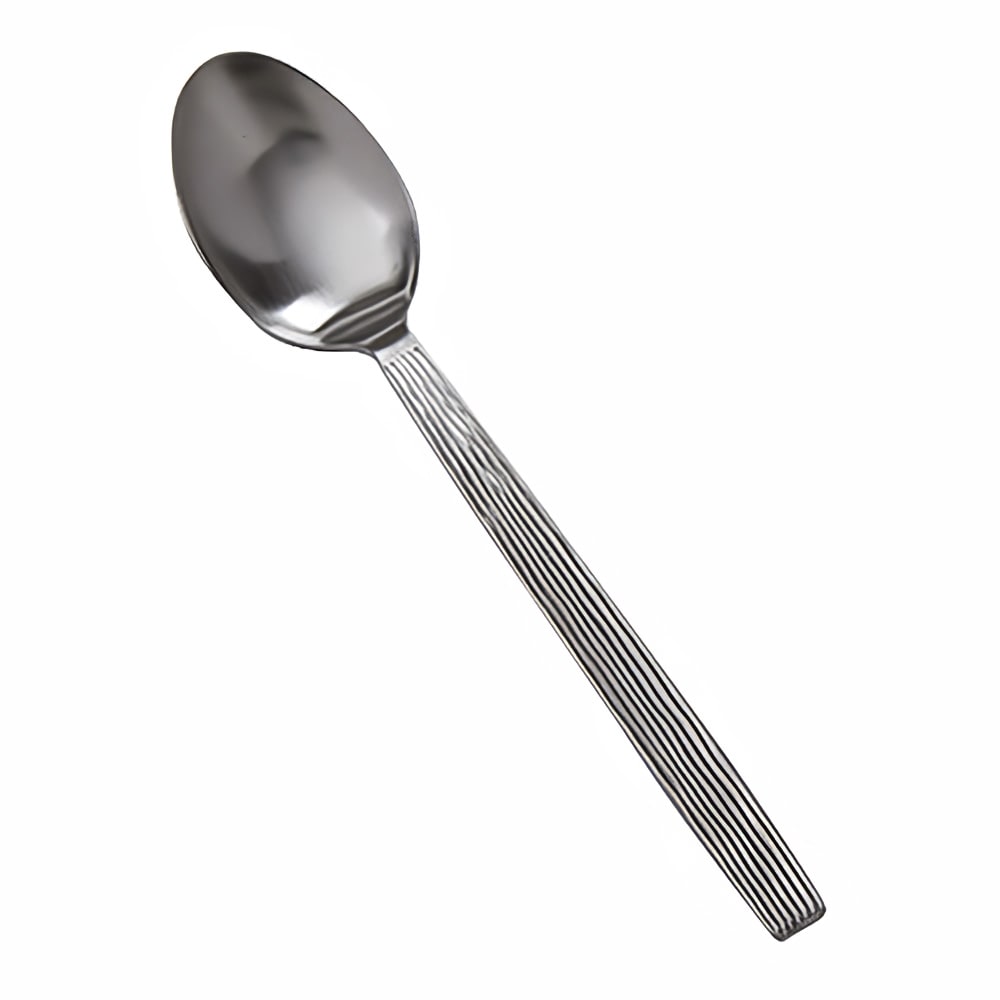 166-WVASP 13 1/4" Solid Serving Spoon - Stainless Steel