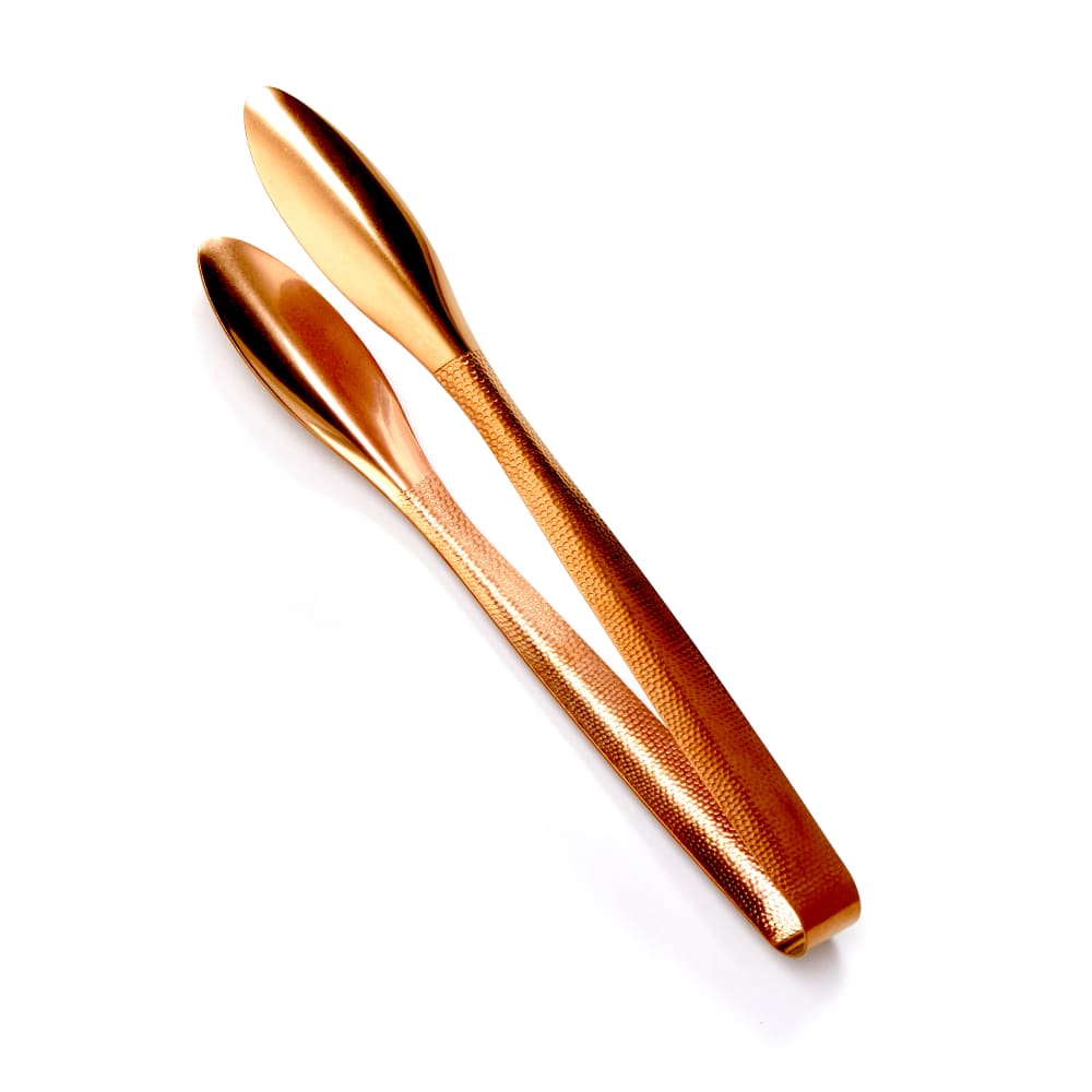 166-BVHT2 11 3/4"L Stainless Serving Tongs, Bronze