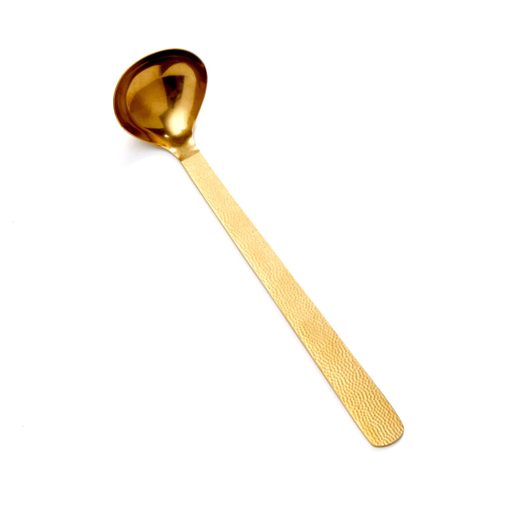 166-GVHML 1 1/2 oz Vintage Ladle - Stainless Steel, Gold