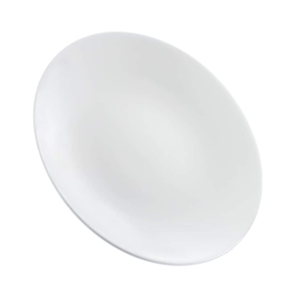893-WHVP581 10 7/8" Round Profile Plate - Ceramic, White