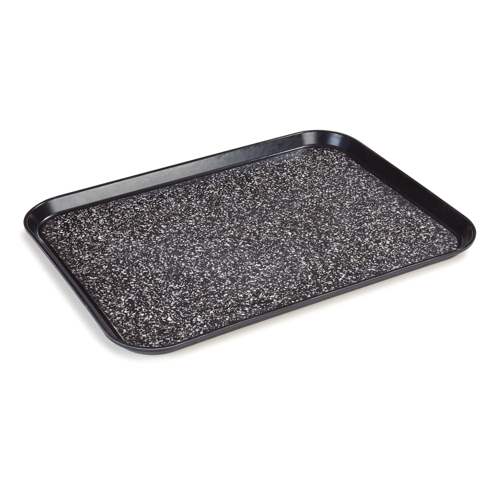 171-DXSMC1418NSM03 Rectangular Dietary Tray - For Patient Feeding, 14" x 18", Black Mar...