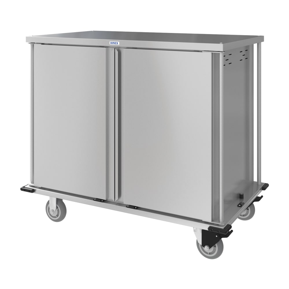 Dinex DXPTQC2T2D28 28 Tray Ambient Meal Delivery Cart
