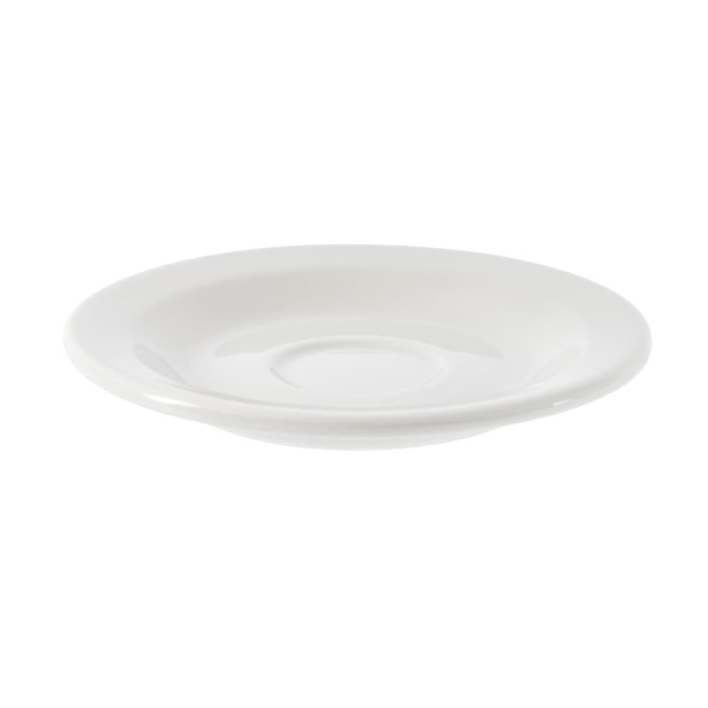 893-WHVSS1 5" Round Profile Saucer - Ceramic, White