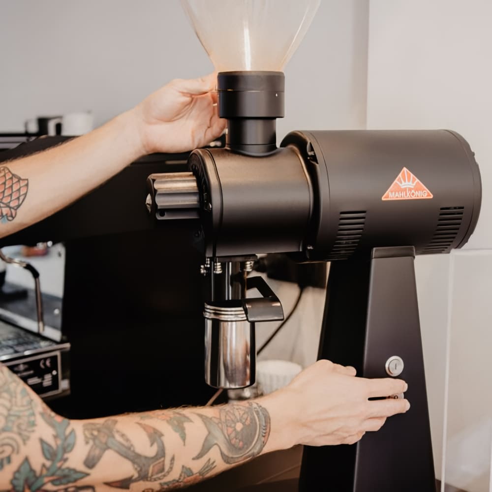 ek12 Mahlkonig EK43 Coffee Grinder w/ 3.3 lb Hopper Capacity, 110V