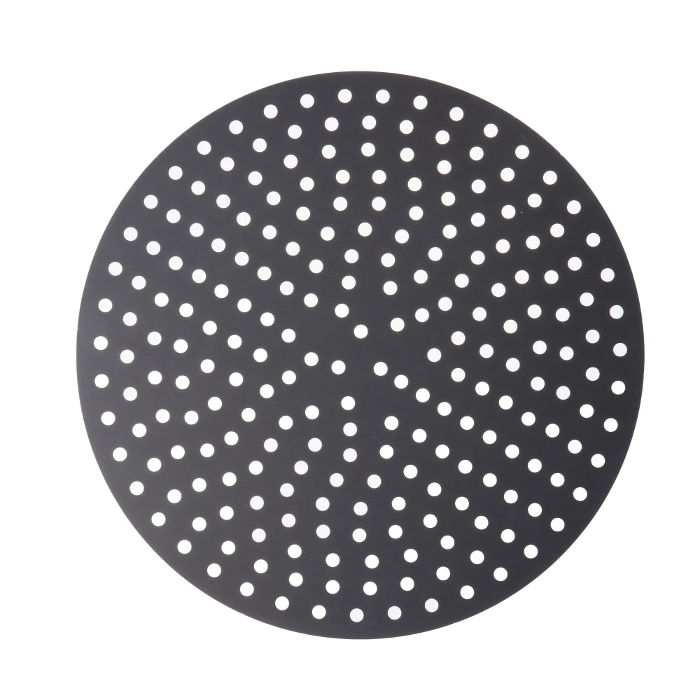 166-18911PHC 11" Perforated Pizza Disk, Hardcoat, Aluminum