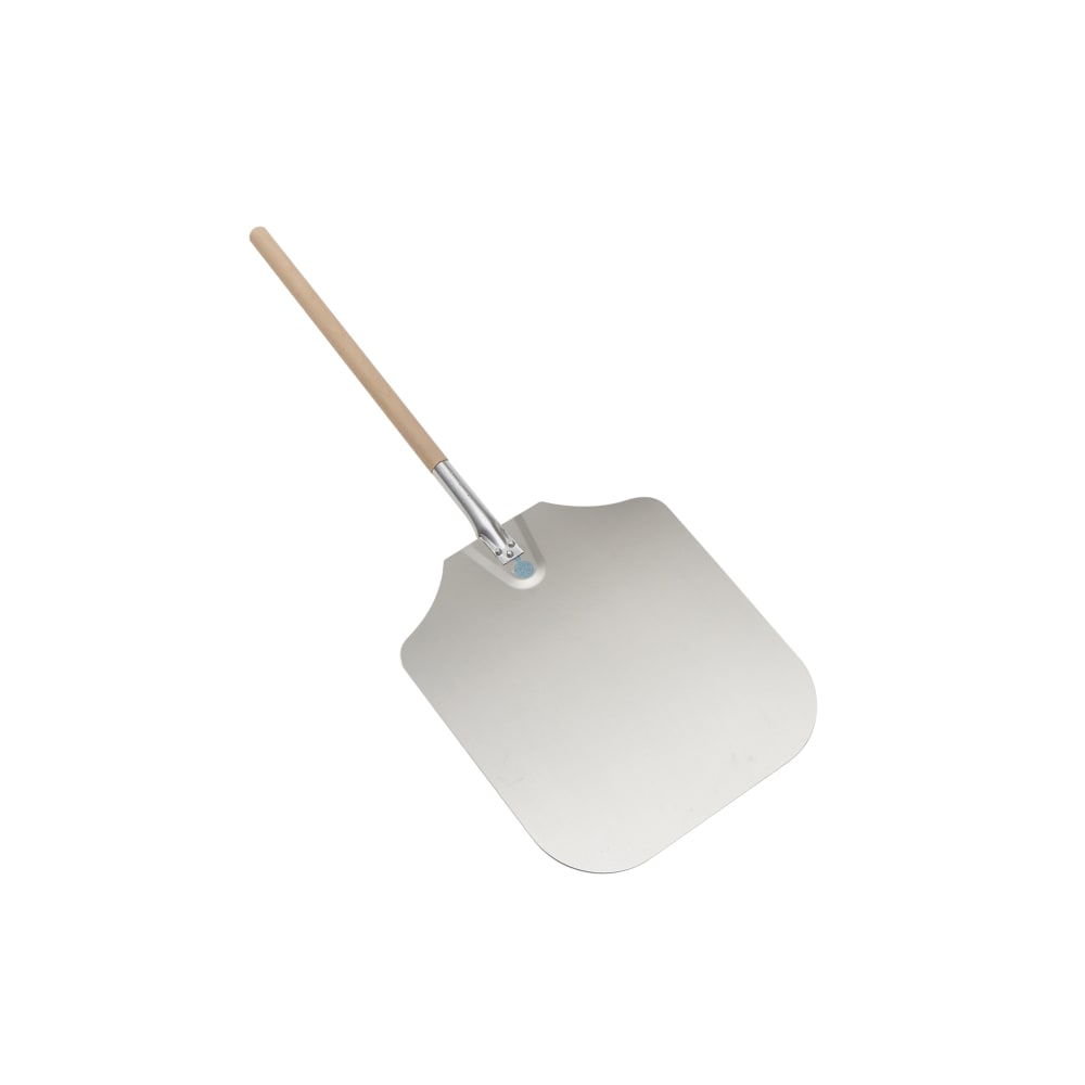 166-4016 39 1/2" Pizza Peel w/ 18" x 16" Aluminum Blade, Wood Handle