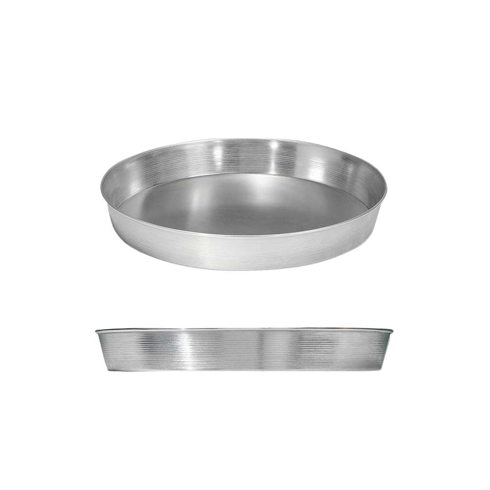 166-A9006 5 1/2" Tapered Pizza Pan, Solid, Aluminum