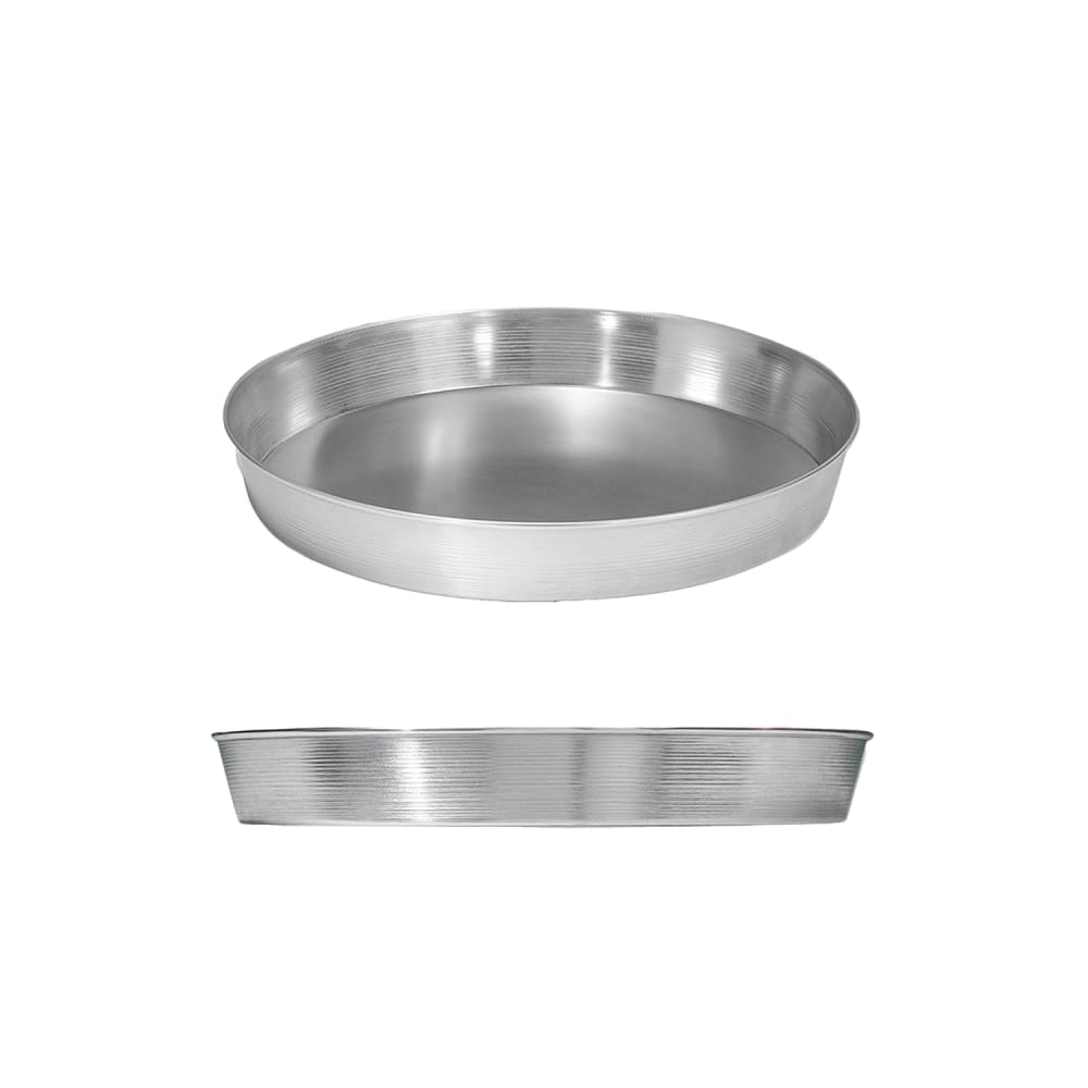 166-A901515 15" Tapered Pizza Pan, 1 1/2", Solid, Aluminum