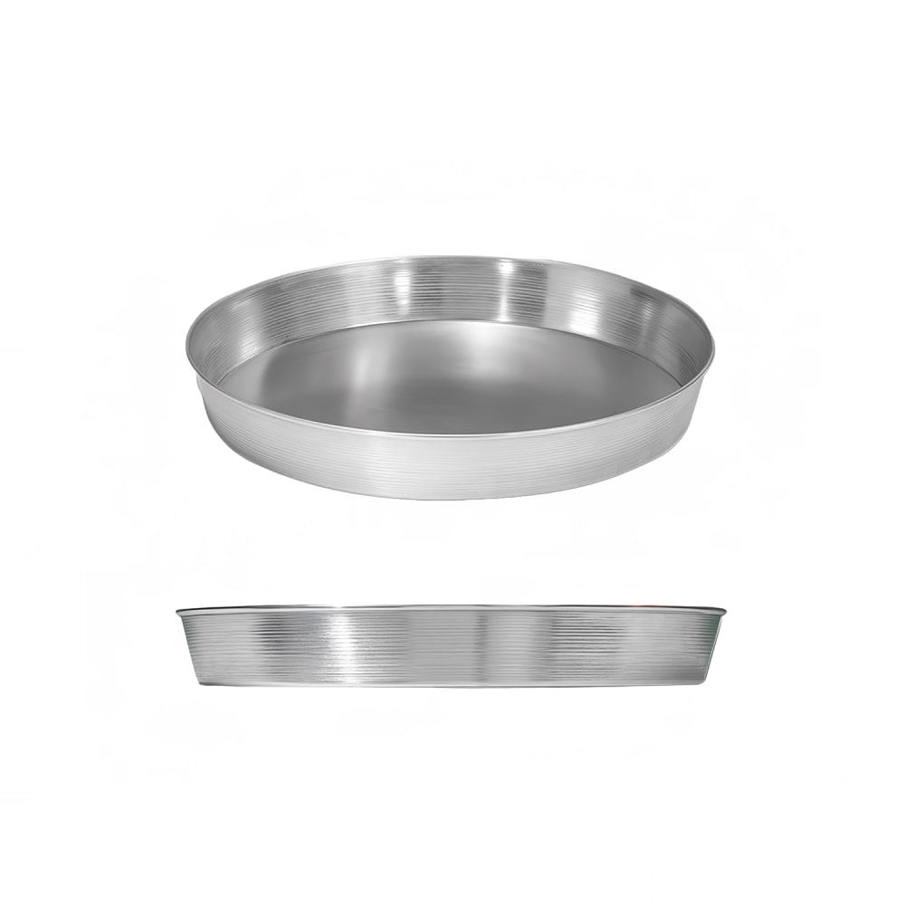 166-A906715 6" Tapered Pizza Pan, 1 1/2" Deep, Solid, Aluminum
