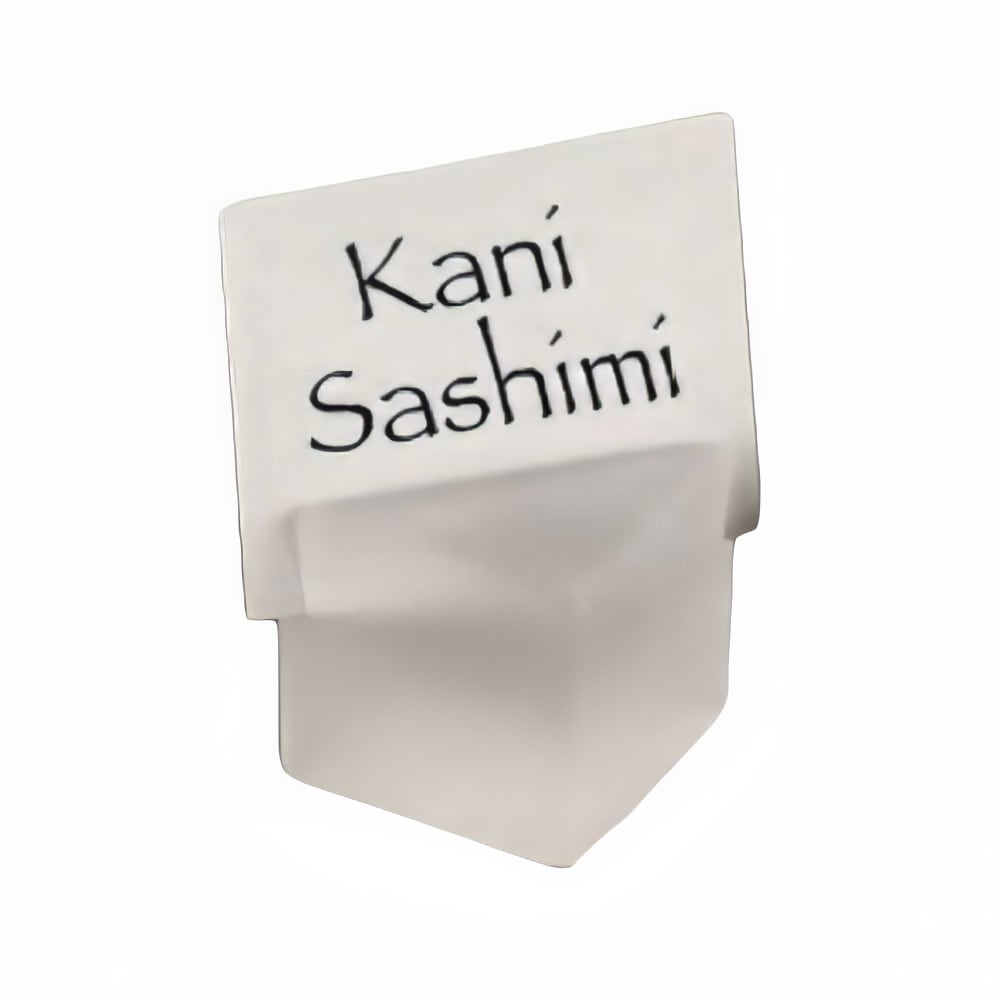 166-ACF125 1 1/8" Tabletop Menu Card Holder - Acrylic, Frosted White