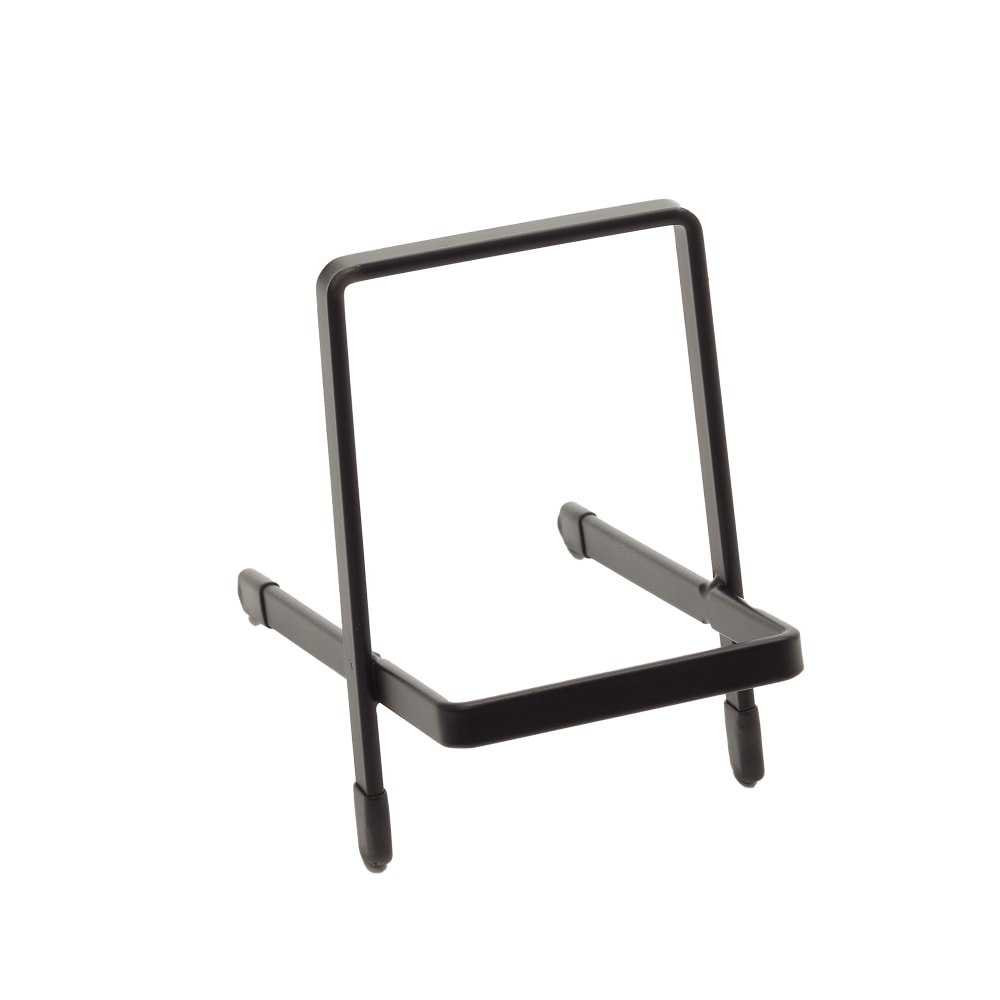 American Metalcraft BDS3 4 1/2" Tabletop Menu Card Holder Metal, Black