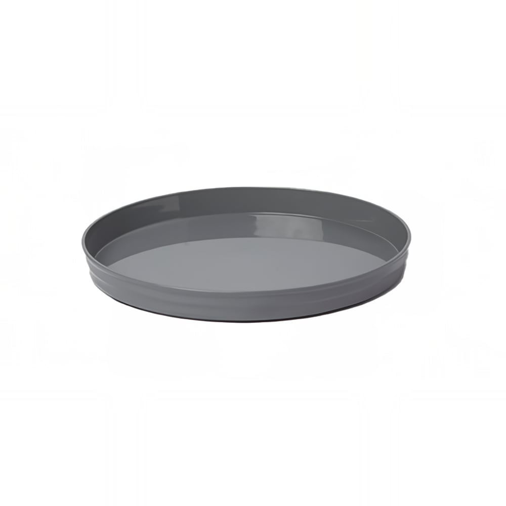 166-BL10G 10 3/8" Round Lid/Plate for B10G - Plastic, Gray