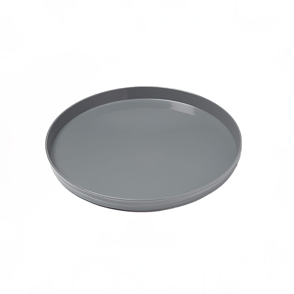 166-BL12G 12 3/8" Round Lid/Plate for B12G - Plastic, Gray