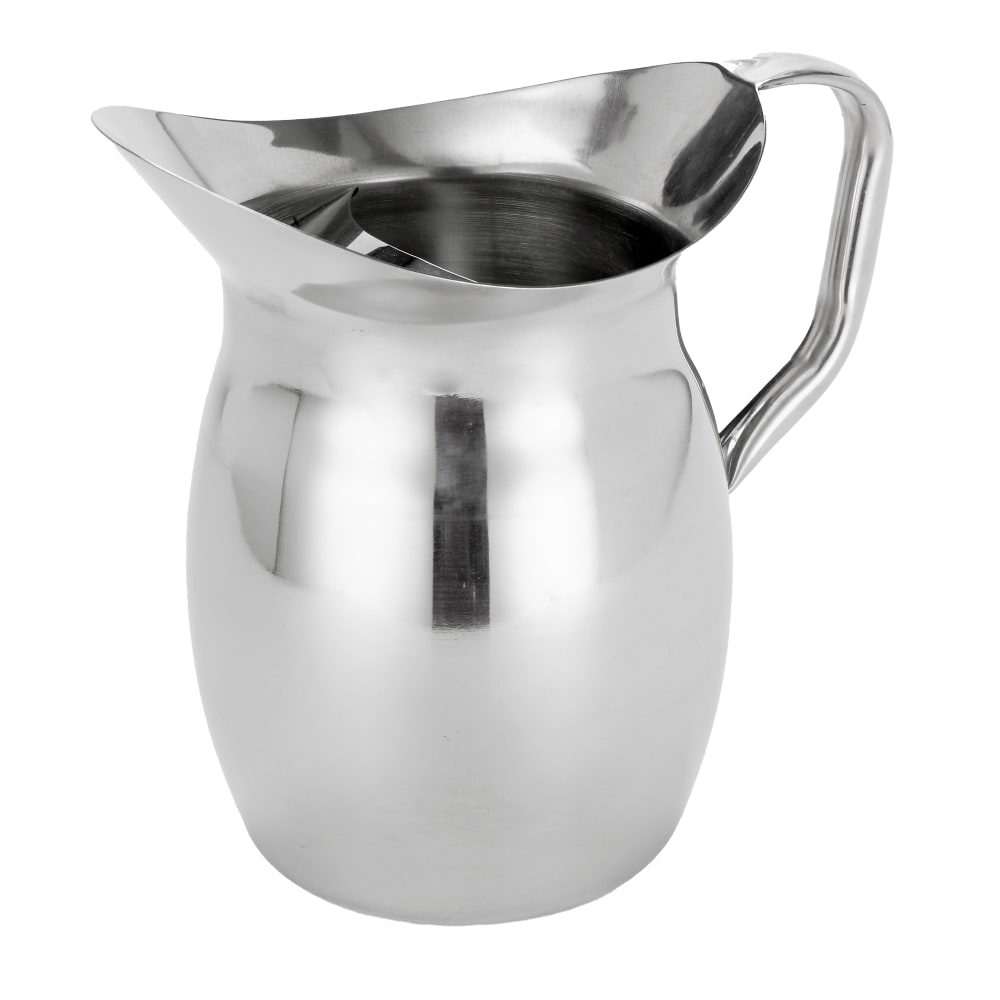 166-BPG67 68 oz Stainless Steel Pitcher w/ Ice Guard